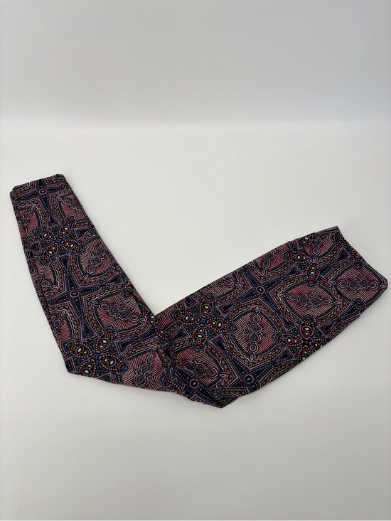 LuLaRoe Pants - LuLaRoe OS Leggings Geometric Mandala Mosaic Tile Pink Blue Patterned Women